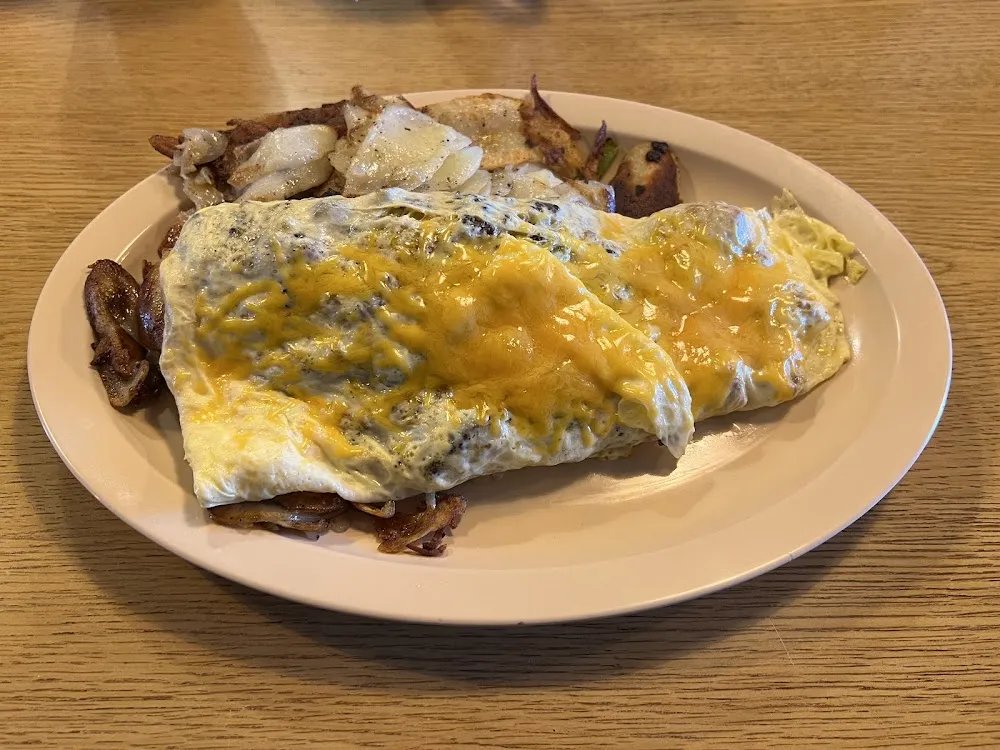 The 4 Egg Moose Omelette with Country Potatoes